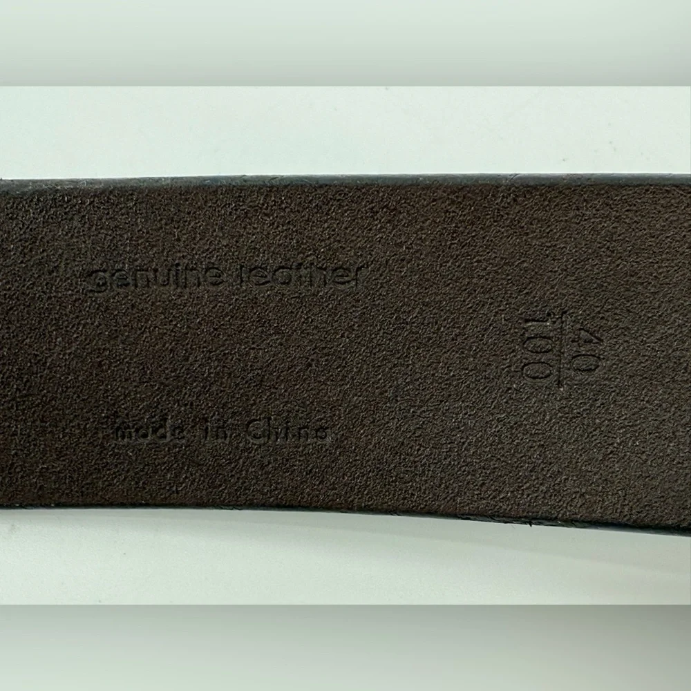 Calvin Klein Dark Brown Leather‎ Belt 40